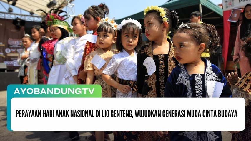 Perayaan Hari Anak Nasional di Lio Genteng, Wujudkan Generasi Muda Cinta Budaya