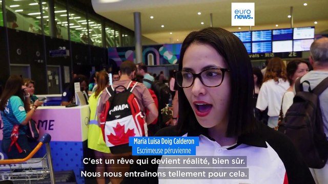 À quatre jours de la cérémonie d'ouverture, les athlètes arrivent à Paris