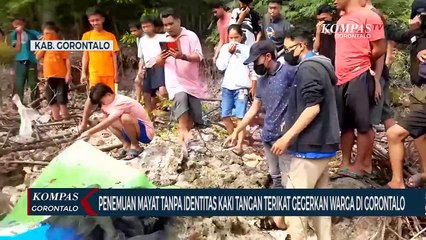 Warga Gorontalo Digegerkan Dengan Penemuan Mayat Tanpa Identitas Dengan Kaki dan Tangan Terikat