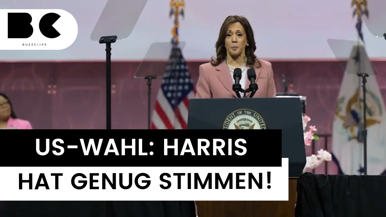Kamala Harris hat wohl genug Stimmen für Kandidatur!
