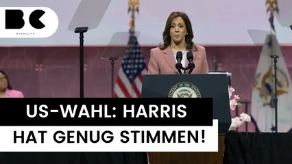 Kamala Harris hat wohl genug Stimmen für Kandidatur!