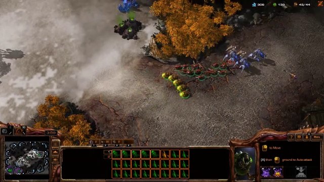 [StarCraft 2] No.0224 Normal-Level ZERG player fights A.I., WIN [Baneling Nest Day]