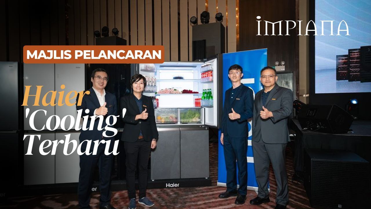 Majlis Pelancaran Haier 'Cooling'  baru- baru ini.