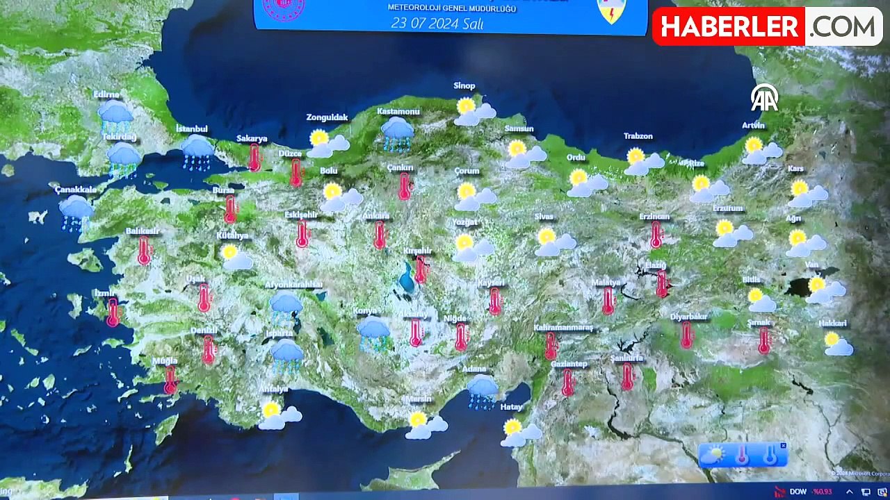 23 TEMMUZ HAVA DURUMU | Bugün hava nasıl olacak? İstanbul'da sağanak yağış!