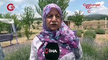 Kütahyalı çiftin 9 yıl önce hobi amacıyla kurduğu lavanta bahçesi şimdi gelir kapıları oldu