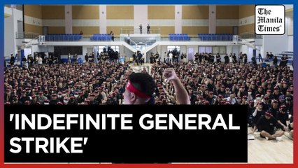 Samsung Electronic union workers go on strike in Giheung Campus