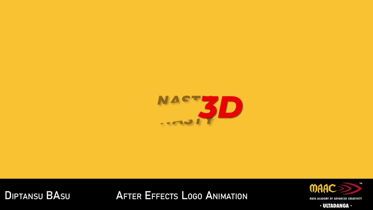 After Effects Logo Animation | MAAC Ultadanga