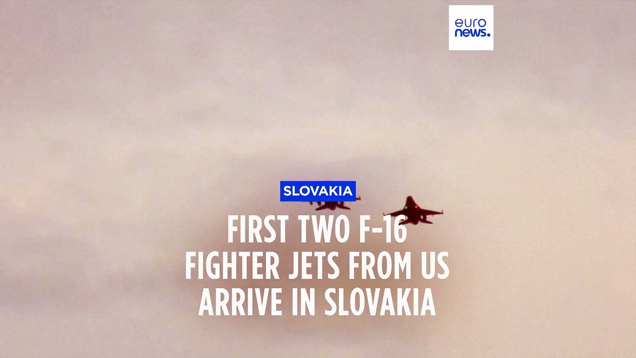 First F-16 fighter jets arrive in Slovakia from the US
