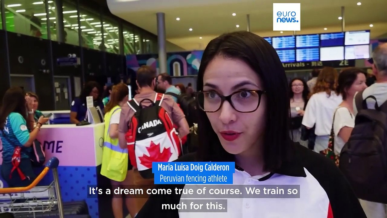 Olympics athletes arrive in Paris ahead of open...