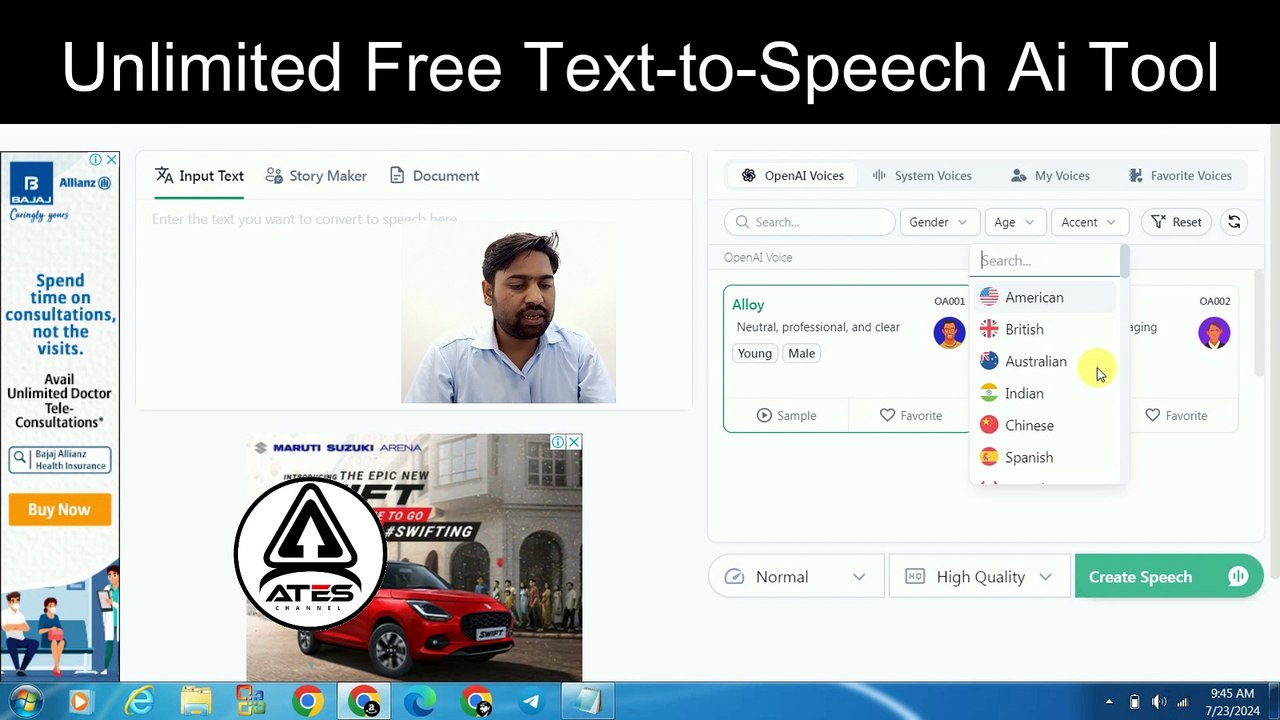 text to speech openai free voice generator - tts openai