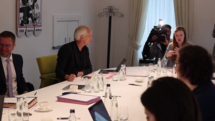 Gouvernement wallon: première réunion de travail à l'Elysette