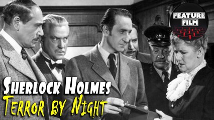Terror By Night (1946) Basil Rathbone, Nigel Bruce, Alan Mowbray | Hollywood classic movie