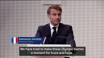 Macron feels Paris Olympics can bring 'hope' to war-torn countries