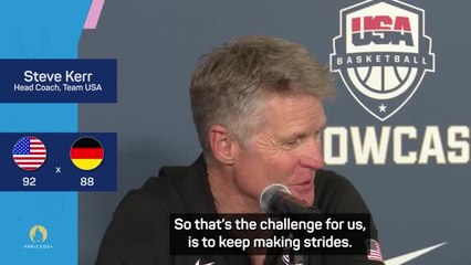 Kerr 'pleased' with USA progress after Germany victory