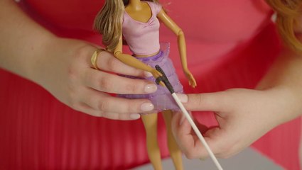 Video: Barbie unveils first ever blind doll featuring white and red cane