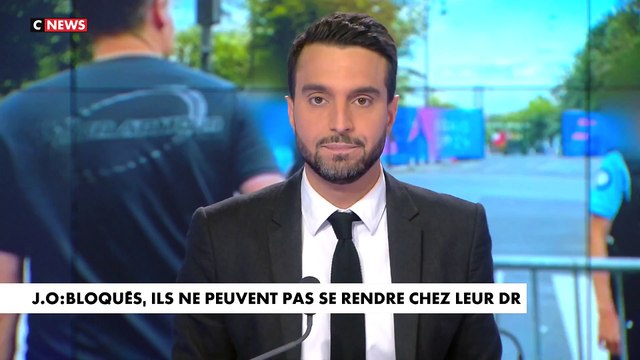 Barrières et QR Code pour les JO - Le gros coup de gueule sur CNews d'un médecin: : «Les patients avec un justificatif se sont vus refuser l'accès au trottoir menant au cabinet médical»
