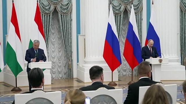UE muda reuniões de Budapeste para Bruxelas após viagem de Orban a Moscou