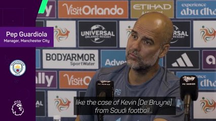 Guardiola insists De Bruyne will stay at Manchester City