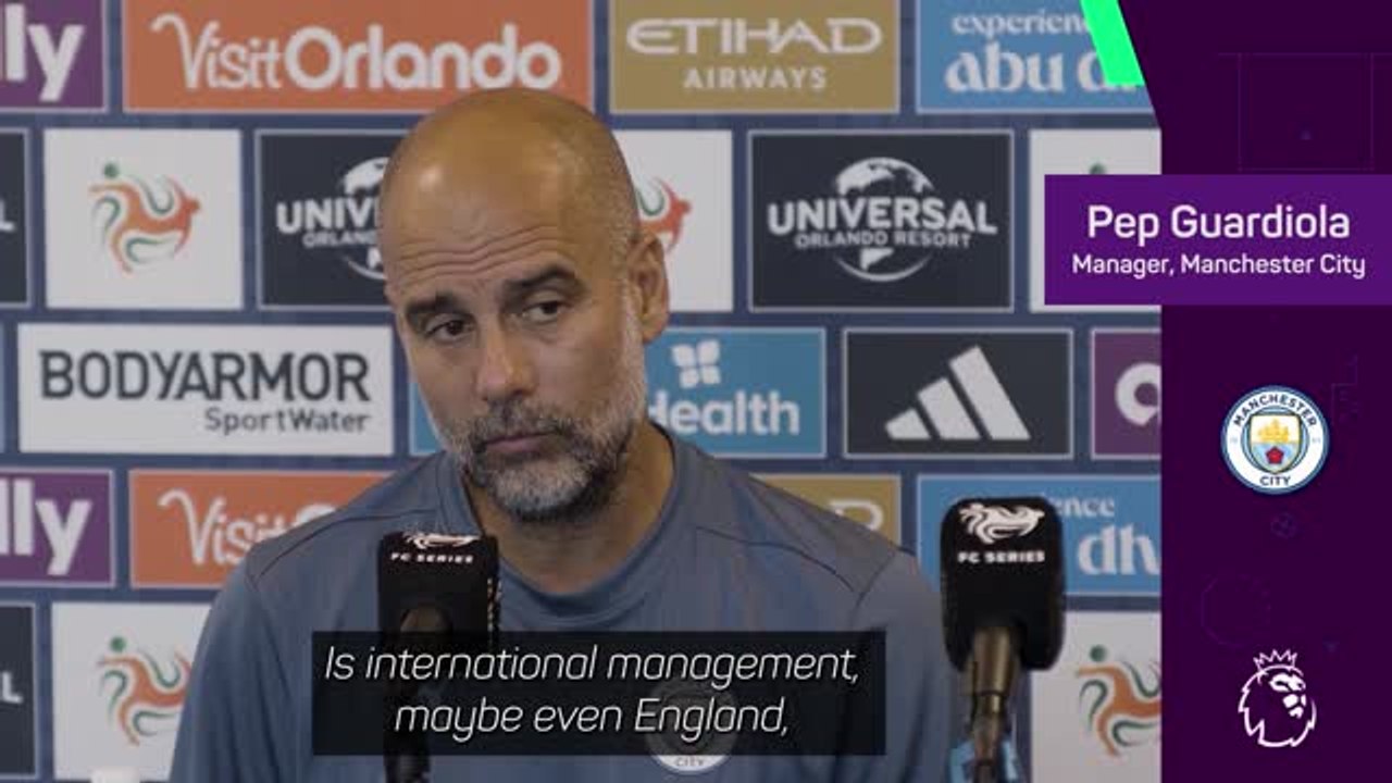 Guardiola focused on Manchester City despite England links