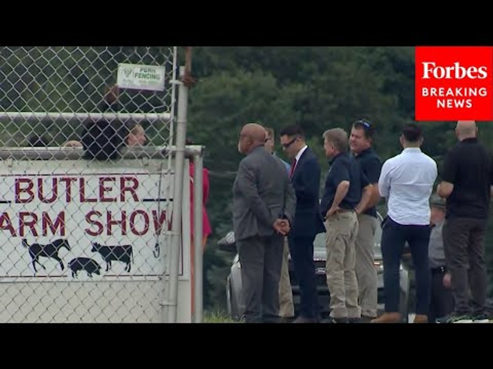 WATCH: Bipartisan Group Of House Lawmakers Tour Site Of Trump Assassination Attempt
