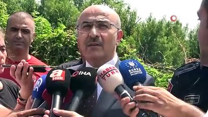 Vali Demirtaş yangın bölgesinde açıklamalarda bulundu