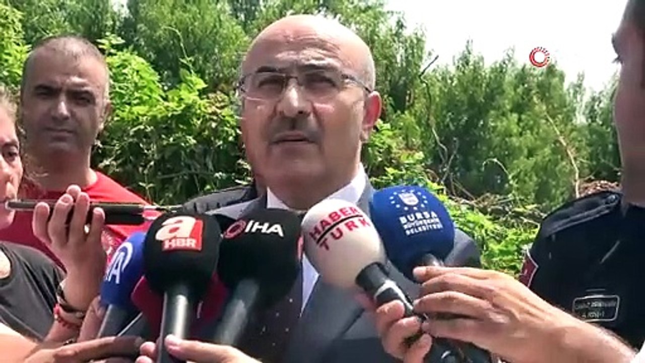 Vali Demirtaş yangın bölgesinde açıklamalarda bulundu