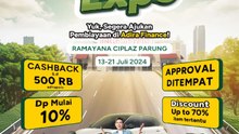 Pameran Adira Expo 2024 di Ciplaz Parung dengan green Expo