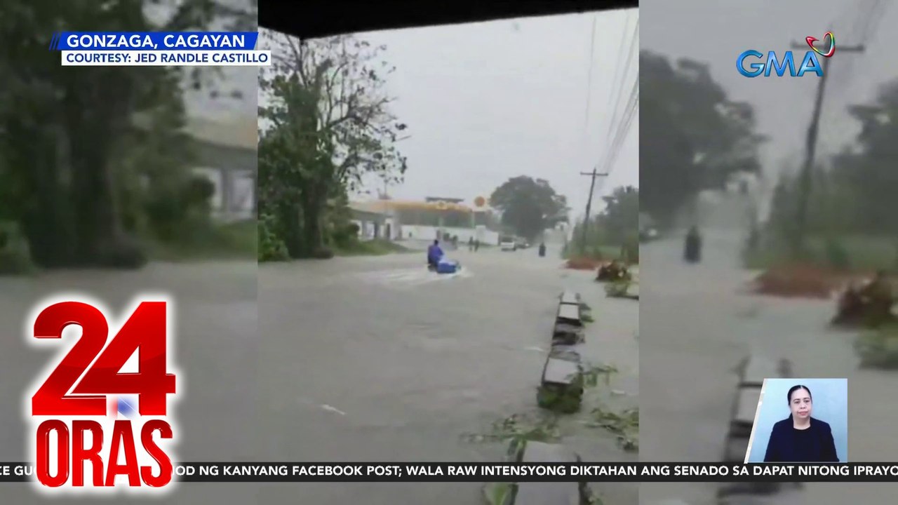Ilang bahay, binaha; isang tulay, ‘di madaanan dahil sa umapaw na ilog | 24 Oras