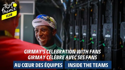 Inside Teams  -  Girmay's celebration with fans