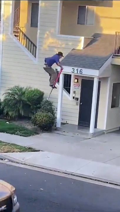 How is he even doing that