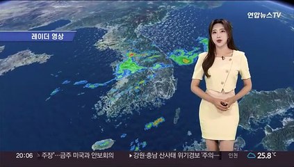 [날씨] 밤사이 중부·경북 북부 야행성 폭우 주의…시간당 최대 50㎜