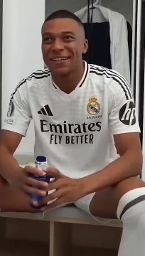 Mbappé très heureux au Real madrid