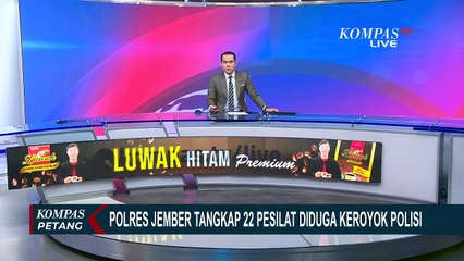 Keroyok Polisi saat Konvoi, 22 Pesilat Diduga Pelaku Ditangkap di Jember