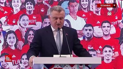 Osman Aşkın Bak, Team Türkiye kafilesini Fransa’ya uğurlama töreninde konuştu