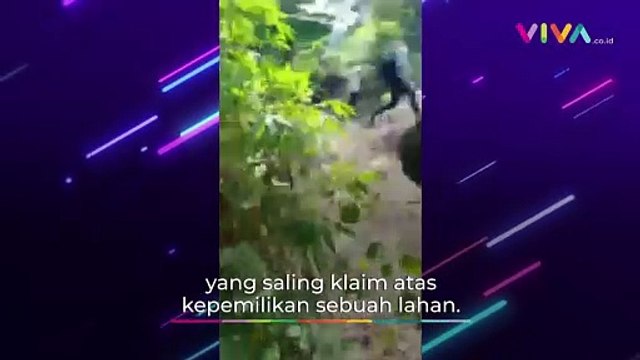 Saling Serang di Lahan Terbuka Bentrok Ormas-Sekuriti Pecah
