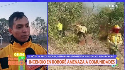 SCZ ROBORÉ DECLARADO EN EMERGENCIA POR INCENDIOS