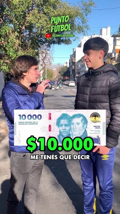 POR $10.000 PESOS NOMBRÁ TODOS LOS EQUIPOS DE PRIMERA DIVISIÓN