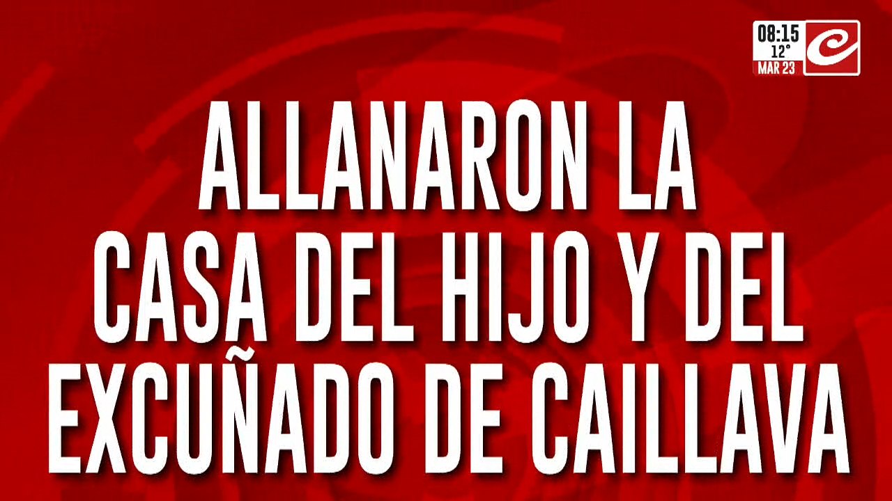 Caso Loan: ¿que resultados arrojaron los allanamientos en casa del hijo y del excuñado de Caillava?
