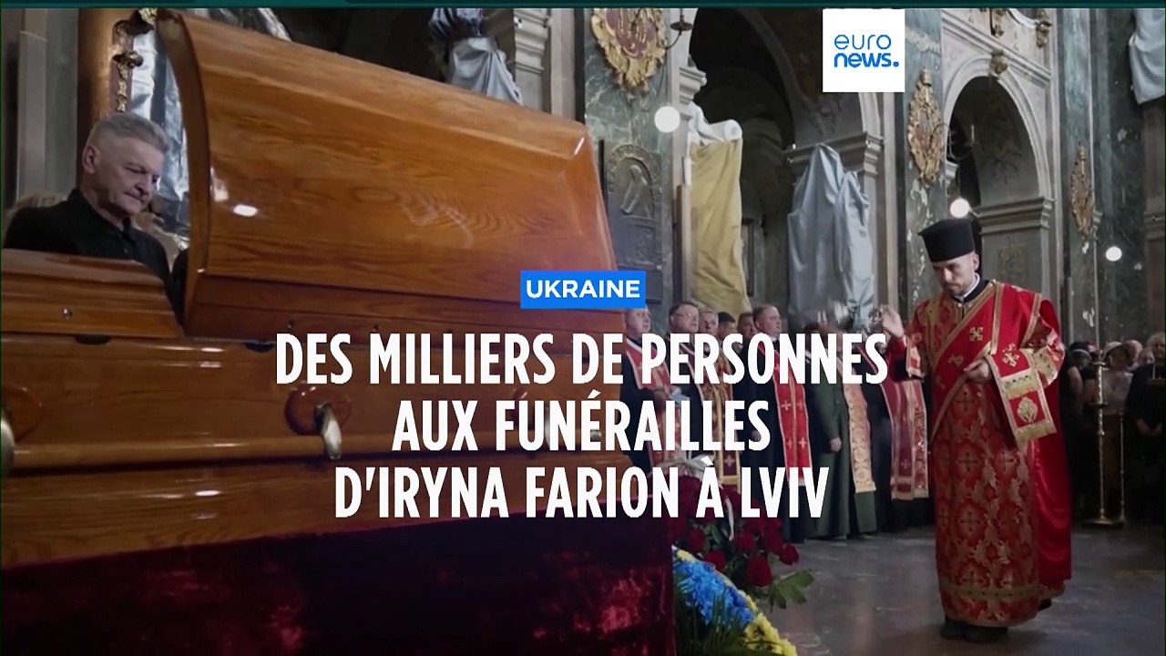 Funérailles d'Iryna Farion : des milliers de personnes ont rendu hommage à l'ex-députée ukrainienne