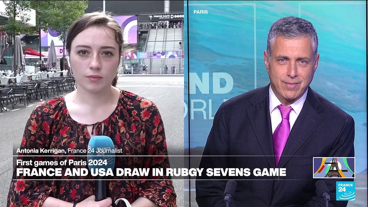 France draw with USA in Rugby Sevens as first games of Paris 2024 get underway