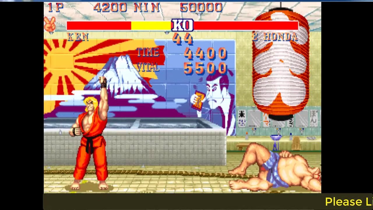 Ken Vs E Honda Street Fighter ll  (Street Fighter Lovers)