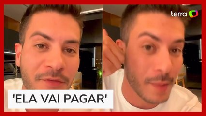 Arthur Aguiar nega flerte com influenciadora e diz que registrou boletim de ocorrência