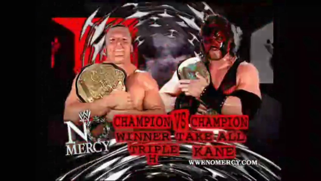 WWE No Mercy 2002 - Kane vs Triple H (Winner Takes All Match)