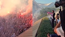 El impresionante recibimiento de los hinchas del Hajduk Split a Ivan Rakitic