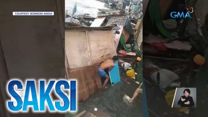 Mahigit 100 pamilya, inilikas sa Isla Puting Bato matapos masira ng alon ang mga bahay | Saksi