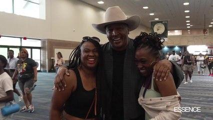 WATCH: J Bolin's White Night Makeover Magic At The 2024 Essence Festival