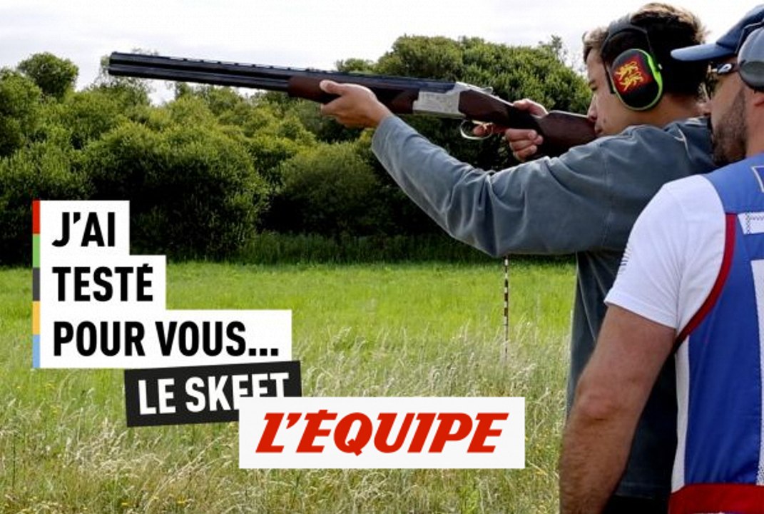 On a testé le skeet avec Eric Delaunay - JO 202...