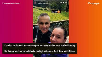 Laurent Jalabert, de retour à la maison avec la jeune Marion après le Tour : le couple retrouve ses "filles"