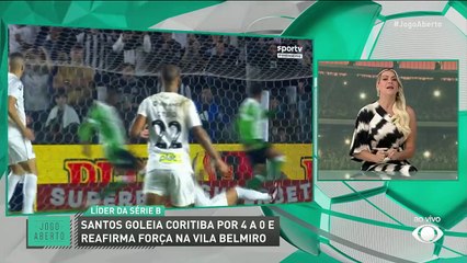 Denílson analisa goleada do Santos sobre o Coritiba: 'voltou a ser competitivo na Vila'