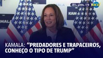 Kamala Harris: Compara Trump a predadores e trapaceiros